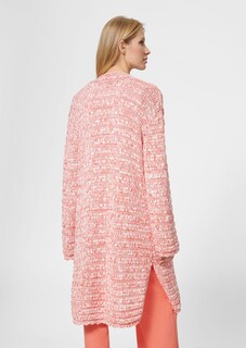 Lange Strickjacke in Bicolour-Optik thumbnail 4