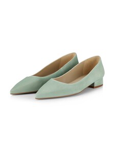 Spitze Ballerinas aus Veloursleder thumbnail 2