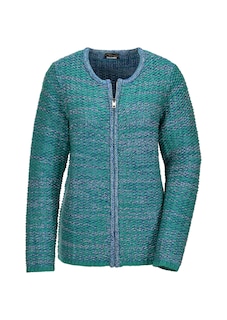 Strickjacke mit verdecktem Reissverschluss thumbnail 6