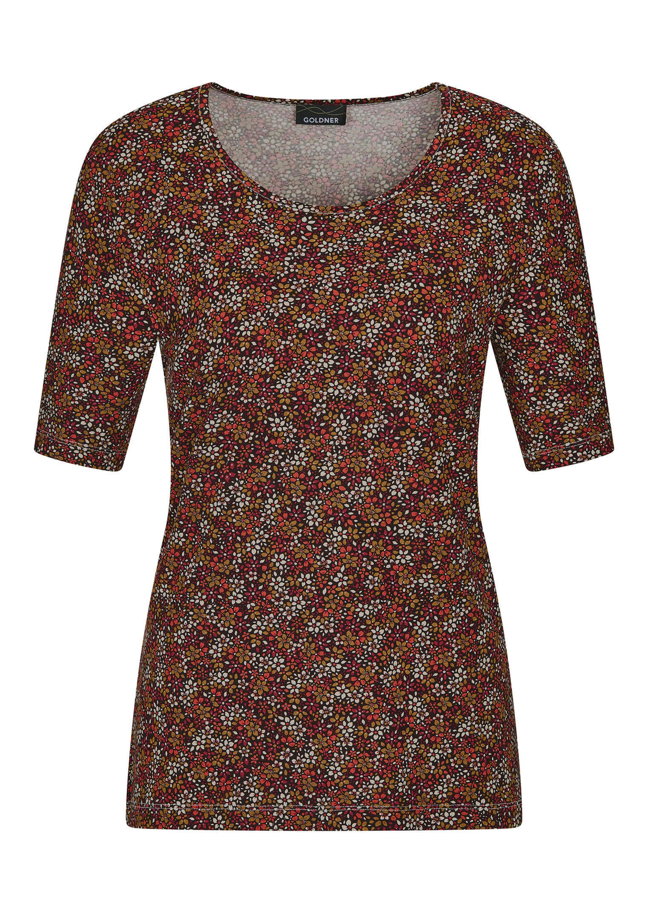 Shirt in Millefleurs-Print