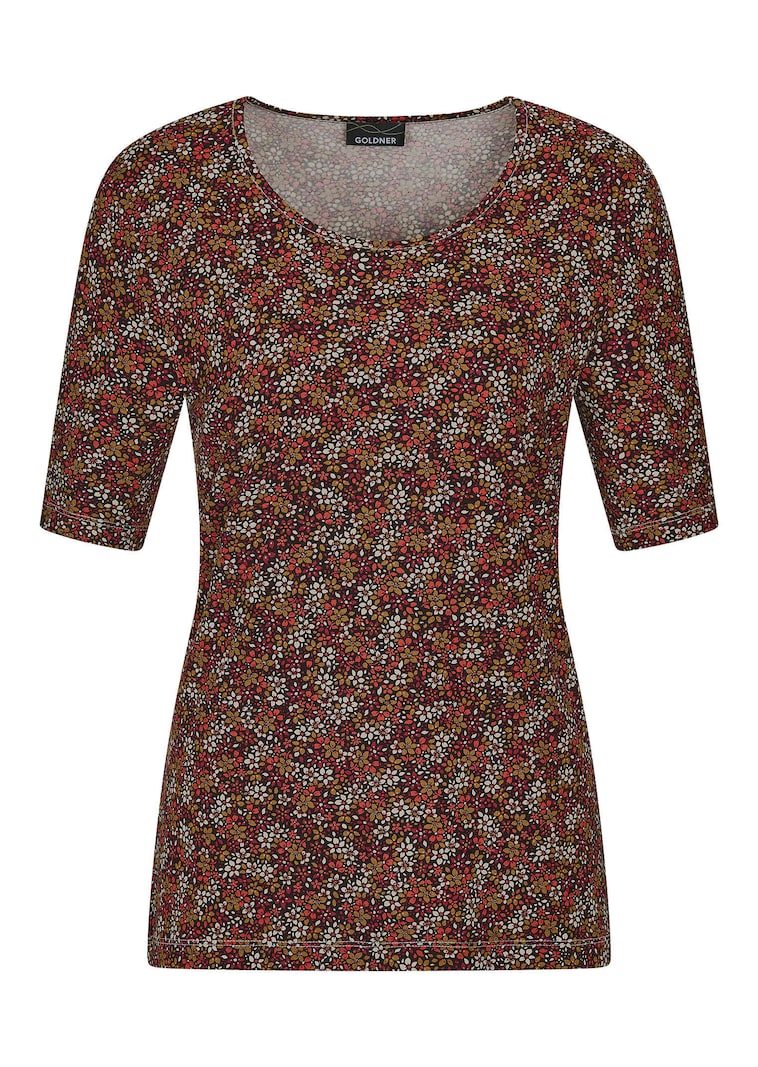 Shirt in Millefleurs-Print