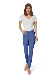 Jeans mit feinem Fransensaum thumbnail 3