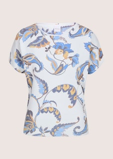 Halbarm-Pullover mit Alloverprint thumbnail 7