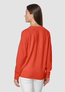 Kaschmir-Pullover mit Rippdetails thumbnail 3