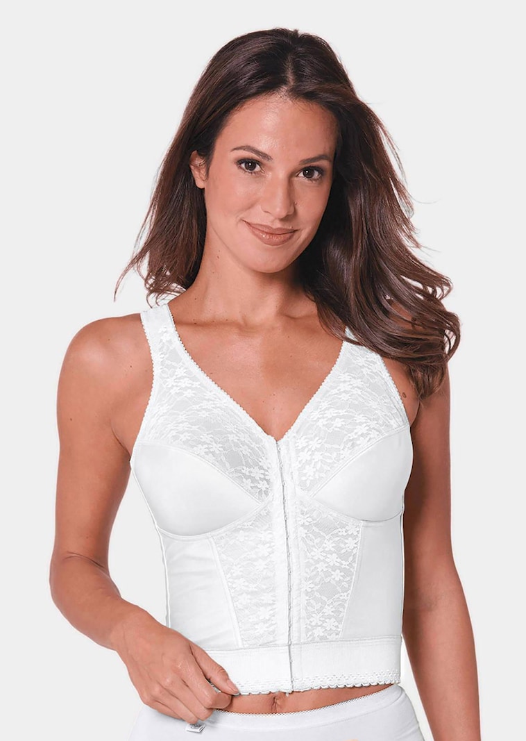 Bustier long avec fermeture Ă l'avant