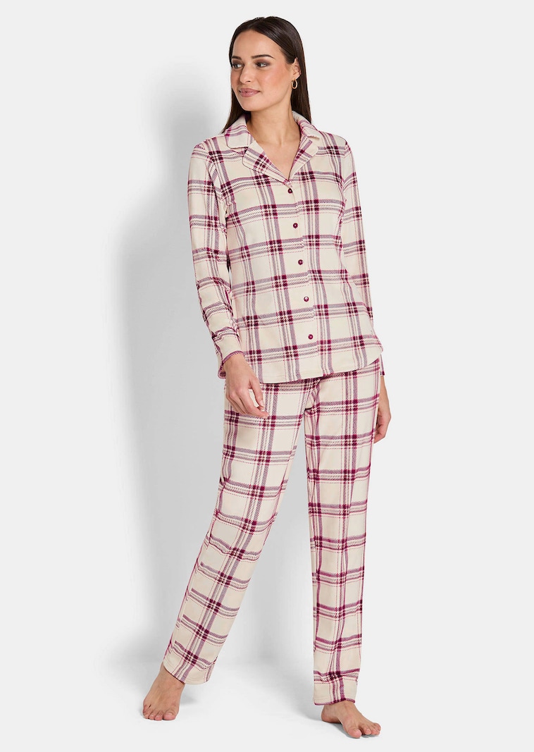 Pyjama aus Flanell im Karodessin
