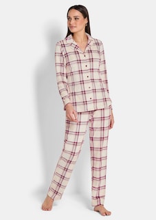Pyjama en flanelle à carreaux thumbnail 2