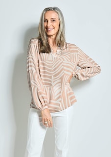 Lichte blouse van pure viscose thumbnail 7