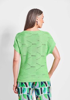 Strickpullover mit Rautenmuster thumbnail 3