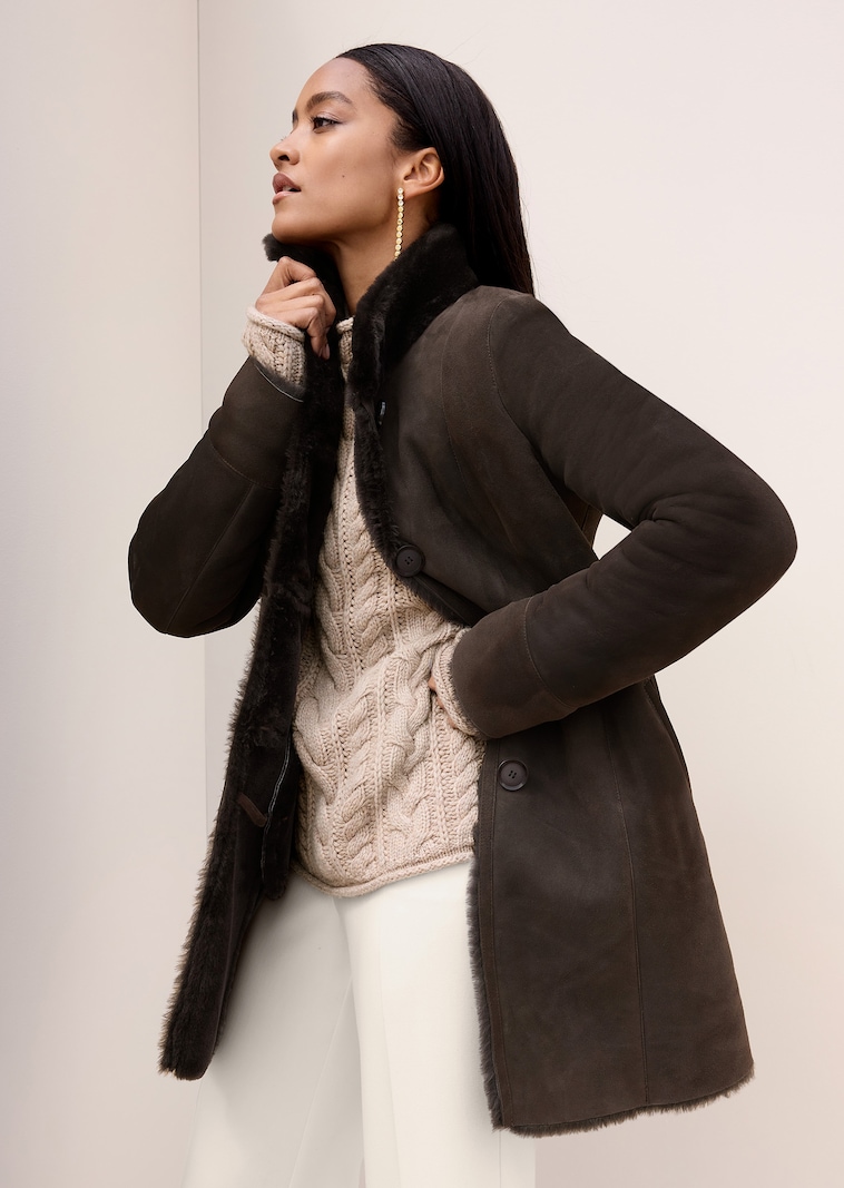 Lambskin coat