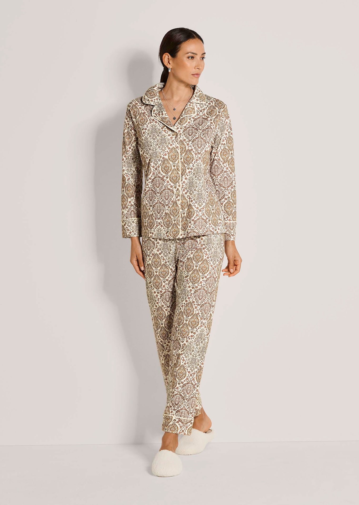 Klassieke pyjama met paisleypatroon