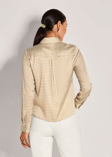 Hemdbluse mit Hahnentritt-Muster thumbnail 4