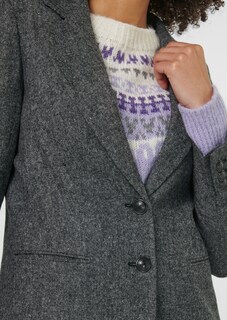 Langer Tweed-Blazer thumbnail 6