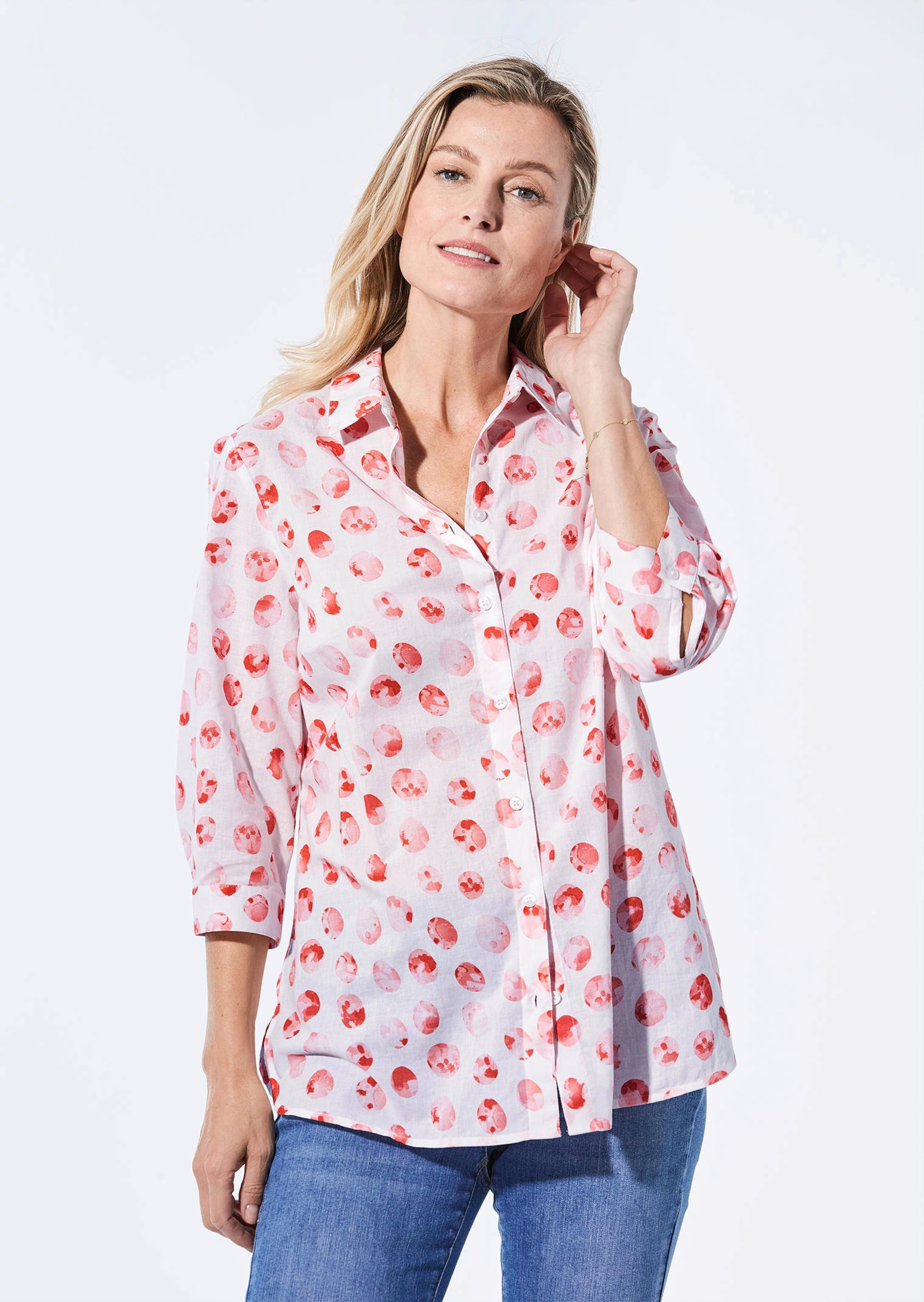 Blouse met overhemdkraag