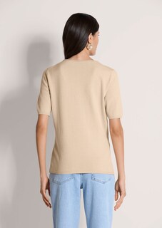 Feinstrick-Pullover mit kurzem Arm thumbnail 3
