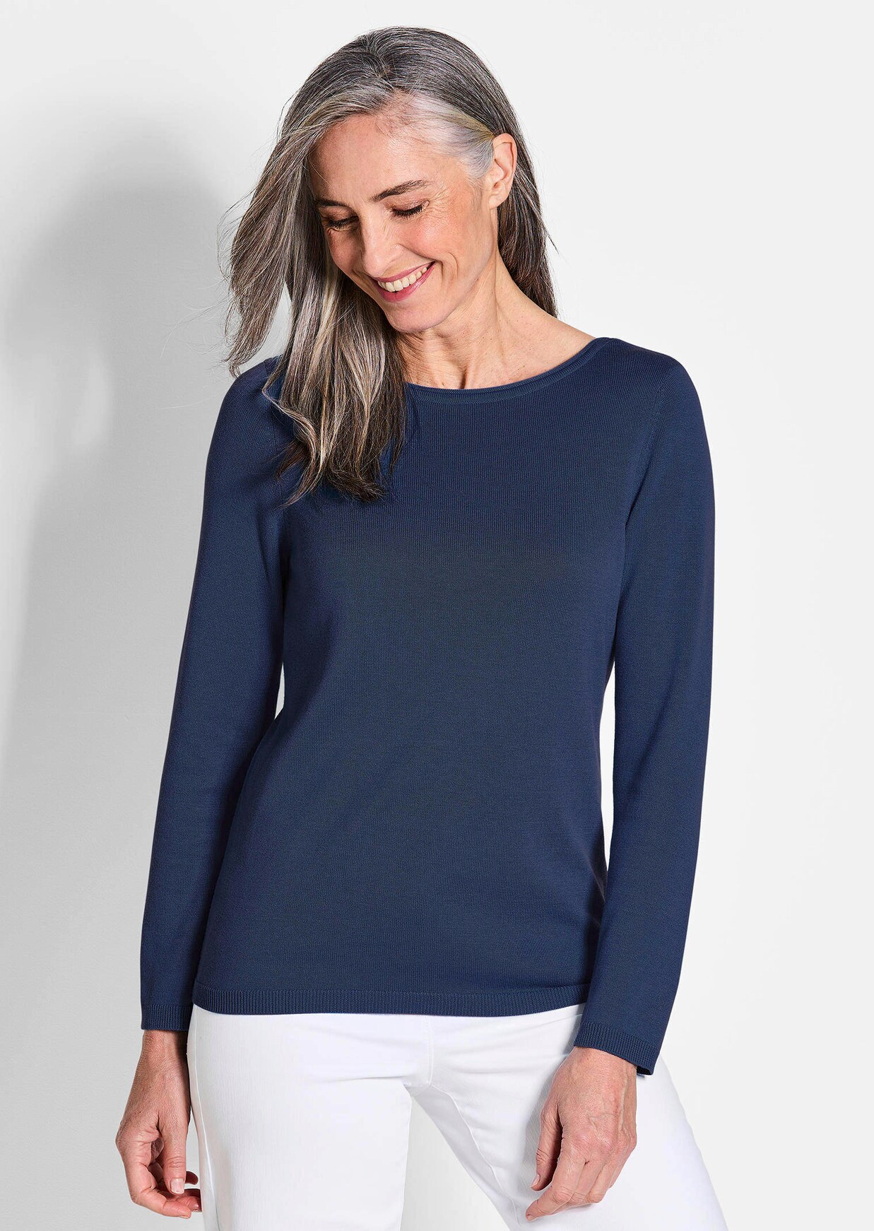 Pull en coton et viscose