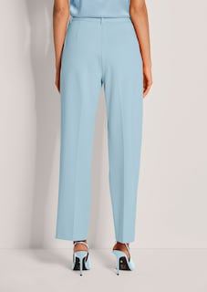 Ankle-free jersey trousers with centre creases thumbnail 3