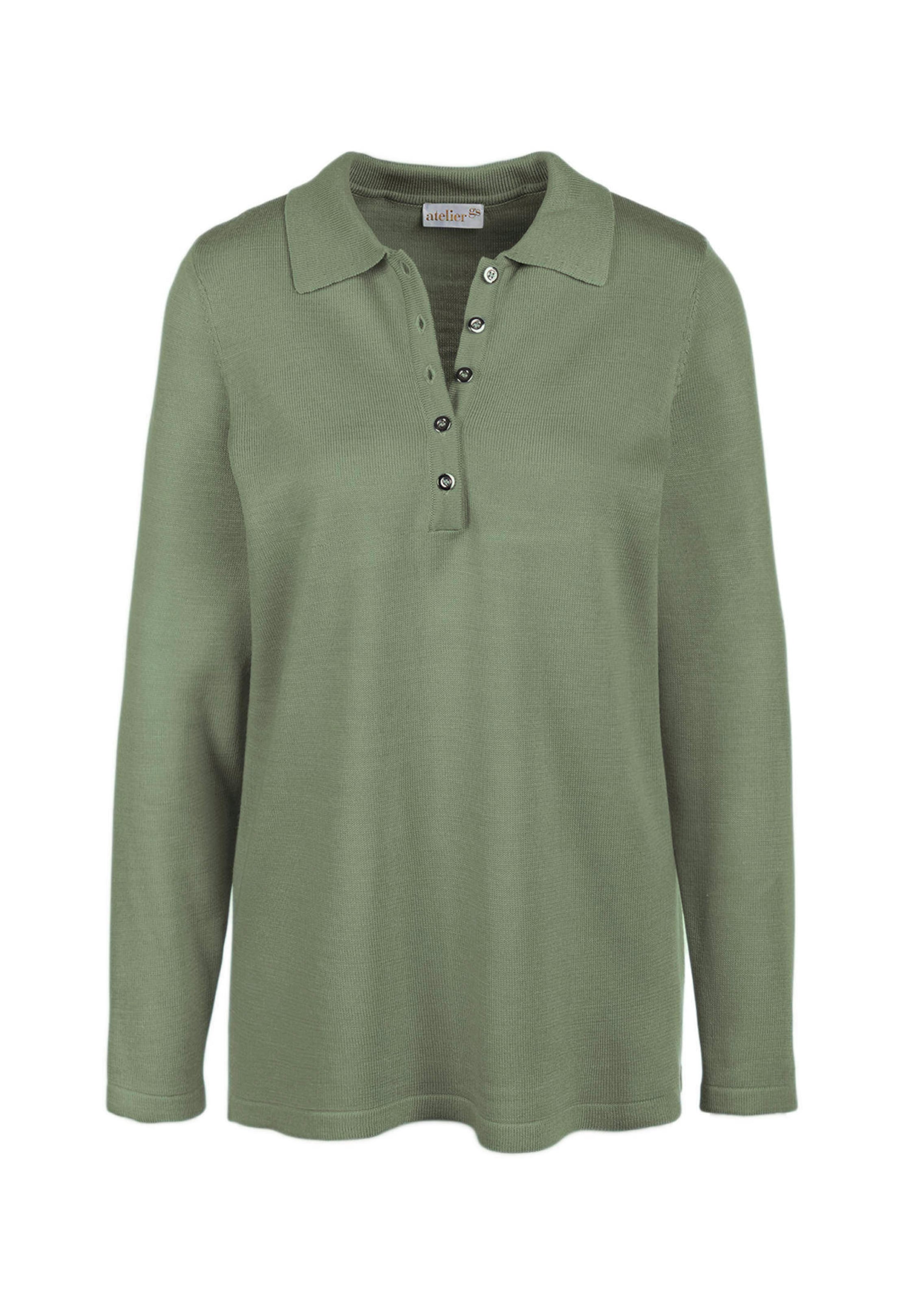 Unkomplizierter Pullover mit Polokragen