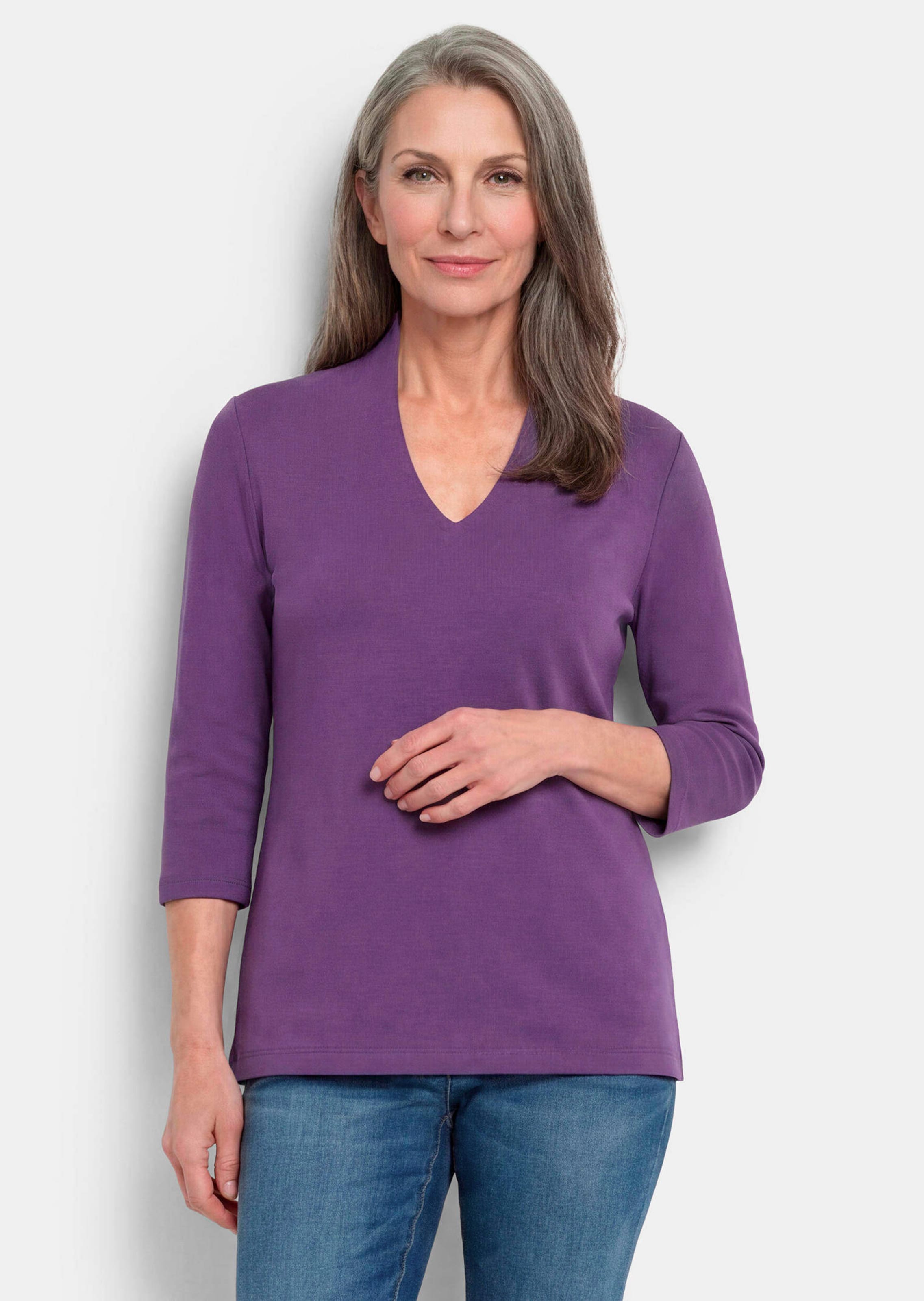 T-shirt basique en jersey interlock