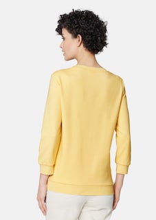Sweatshirt mit 3/4-langen Ärmeln. thumbnail 4