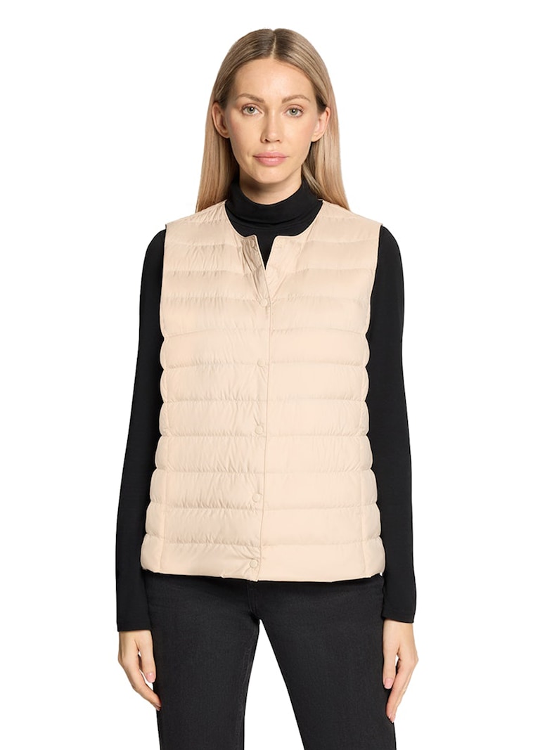 Licht donzen vest met zakken