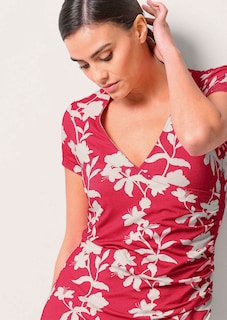 Jerseykleid mit Raffung thumbnail 5