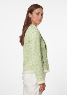 Tweed-Blazer mit Fransen thumbnail 5