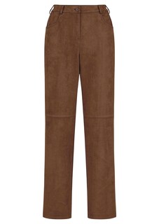 Ausgestellte Hose VERA in Veloursleder-Optik thumbnail 6