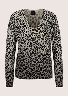 Pull en laine vierge à motif léopard thumbnail 7