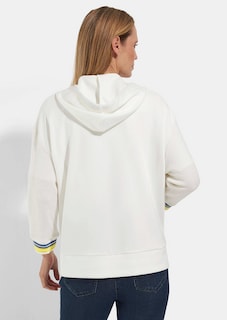 Sweatjacke mit Strick und Glanzdetails thumbnail 2