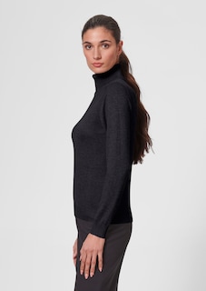 Pull en maille fine avec viscose et élasthanne thumbnail 5