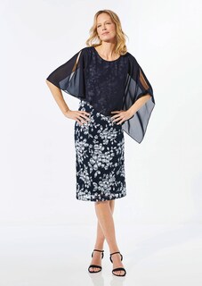 Kleid aus eleganter Spitze mit Chiffonüberwurf thumbnail 3