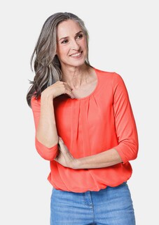 Gepflegtes Shirt in eleganter Blusen-Optik thumbnail 1