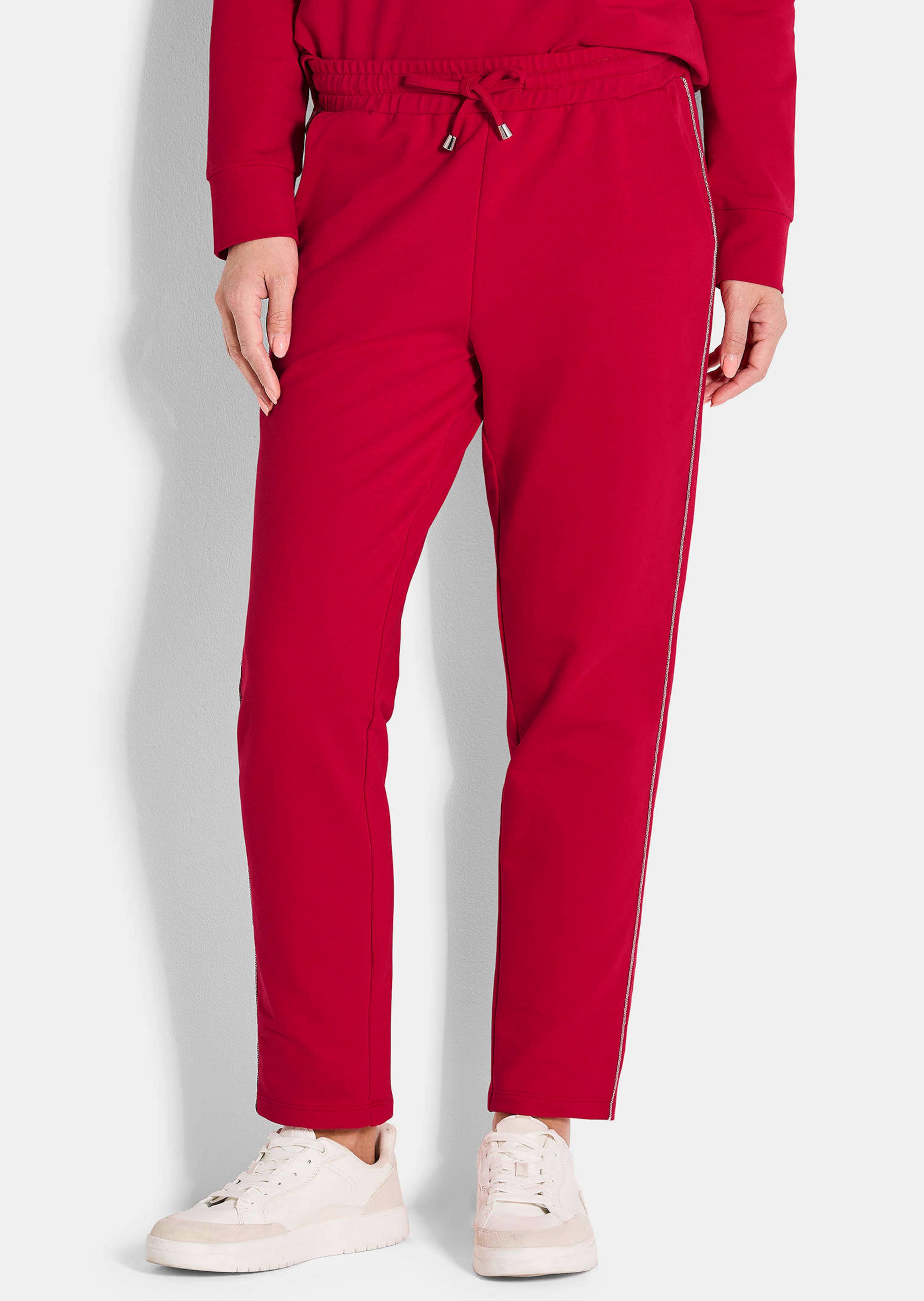 Vrijetijdsbroek met glitterband
