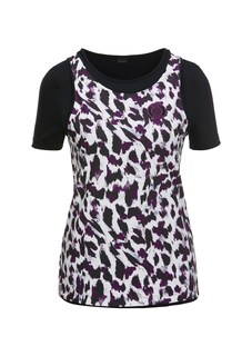 Two-in-One-Laufshirt im Leo-Look thumbnail 2