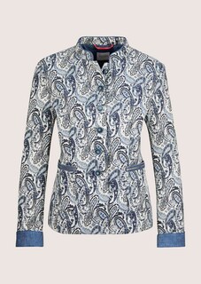 Jacquard-Blazer mit Glanz-Effekten thumbnail 7