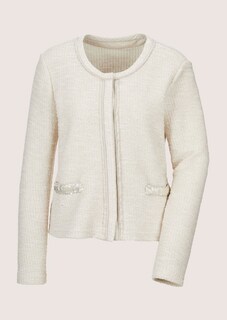 Kurze Sweat-Jacke mit Pailletten thumbnail 6