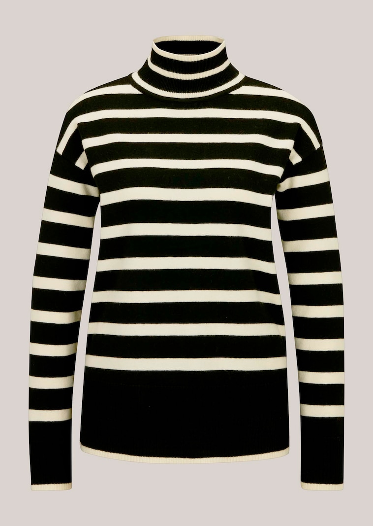 Pullover met opstaande kraag
