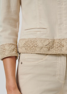 Jeansjacke mit Spitze thumbnail 6
