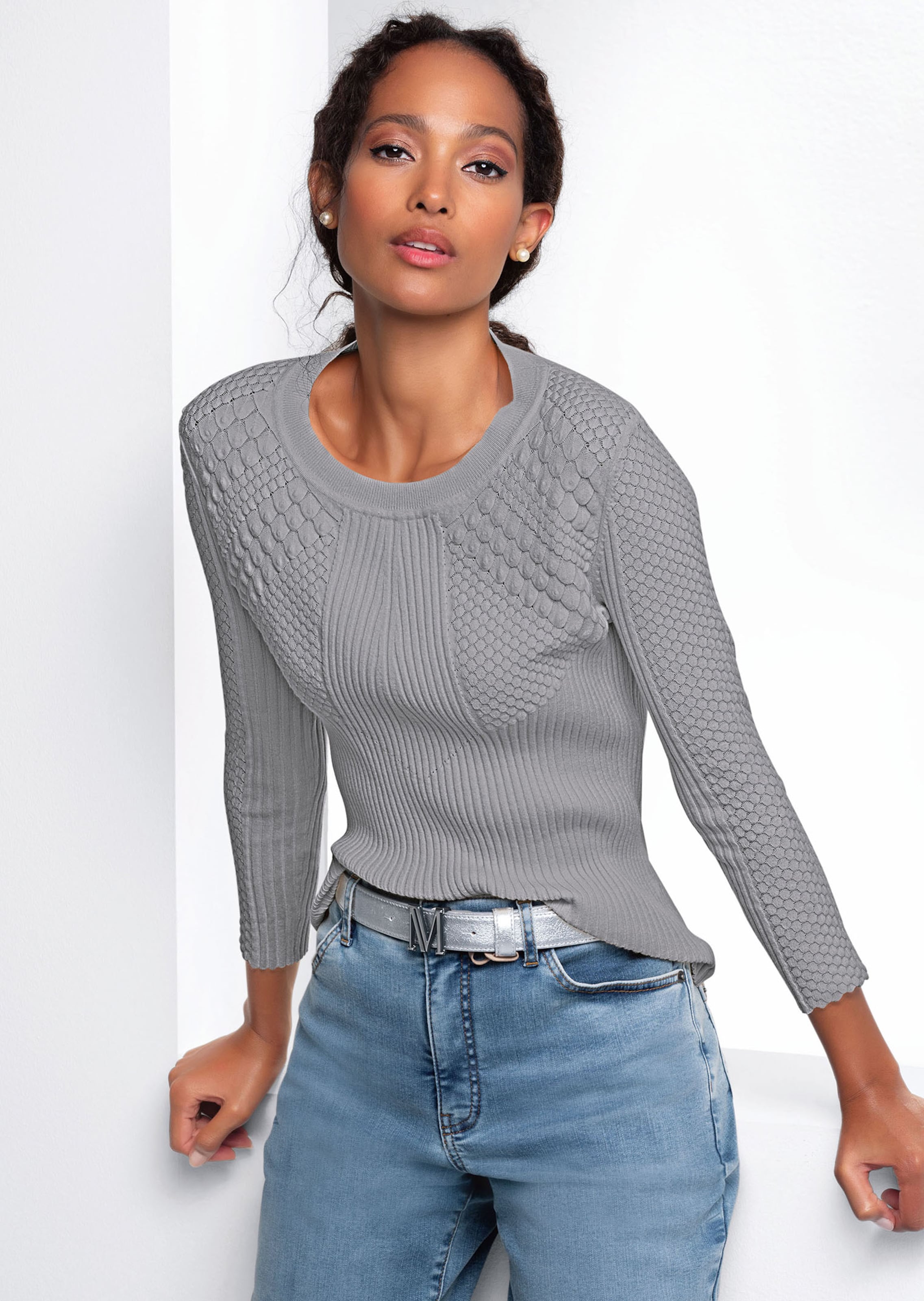 Rippstrickpullover