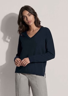 Pull en V en bon cachemire thumbnail 1