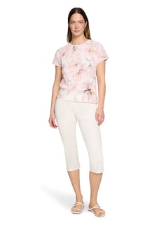 Strukturiertes Shirt mit Blumenmuster thumbnail 2