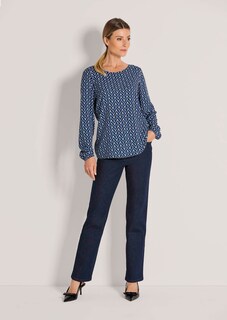 Bluse mit grafischem Print thumbnail 2