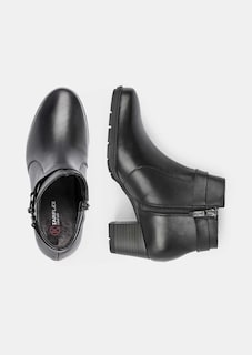 Stiefeletten aus Glattleder mit Zierelement thumbnail 2