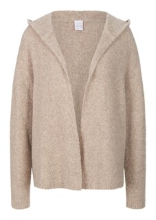 Strickjacke mit Kapuze in Bouclé-Optik thumbnail 7