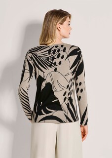Jacquard-Pullover mit Rundhalsausschnitt thumbnail 4