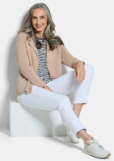 Blazer en tricot avec poches plaquées thumbnail 4