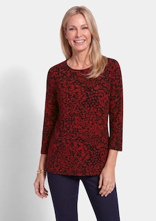 T-shirt en viscose avec imprimé animalier aux couleurs vives thumbnail 1