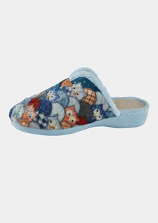 Pluchen pantoffels met uilmotief thumbnail 6
