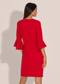 Kleid mit Volant-Ärmeln und Taschen thumbnail 4